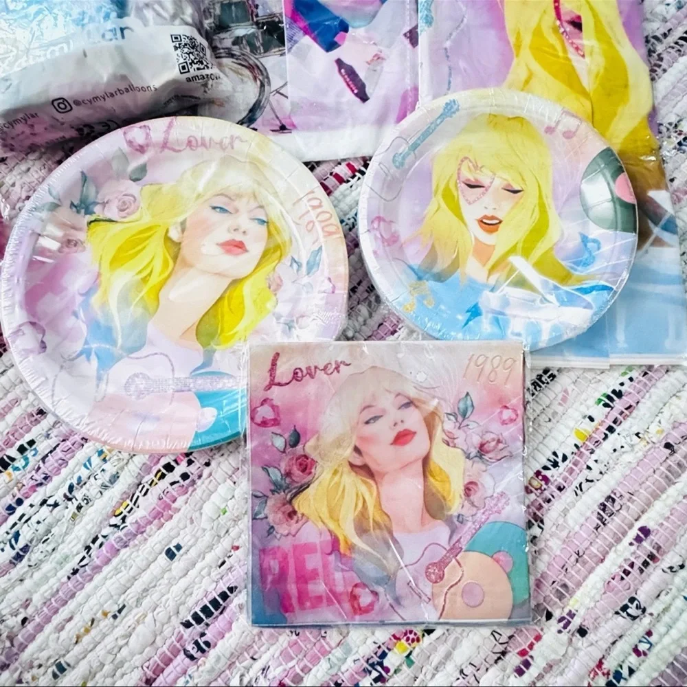 Taylor‎ swift themed full package birthday party supplies & goodies!